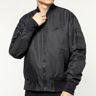 NIKE AS M NSW HE BOMBR JKT REV INSL 男女 雙面穿鋪棉棒球外套-AR2184011