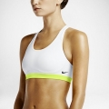【NIKE】 PRO女性中強型支撐緊身運動內衣 白