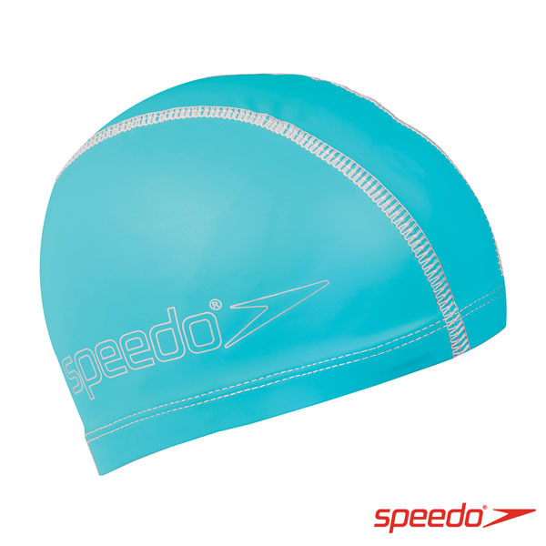 SPEEDO 兒童合成泳帽 Pace 水藍