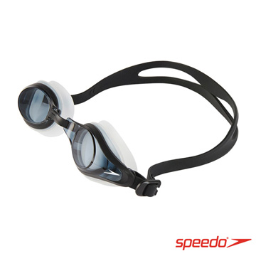 SPEEDO 成人 度數泳鏡 Mariner Supreme 黑