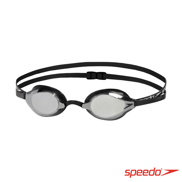 SPEEDO 成人競技鏡面泳鏡 SPEEDSOCKET 黑