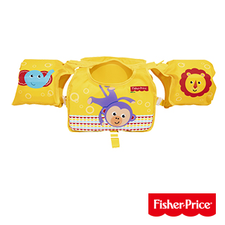 【愛而富L&R】Fisher-Price。幼兒充氣助浮背心 93522