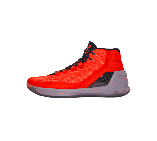 【UNDER ARMOUR】男 Curry 3 籃球鞋 亮橘/石墨黑