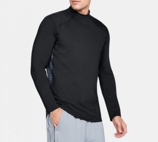 【UNDER ARMOUR】男 CG REACTOR長袖上衣FIT 黑