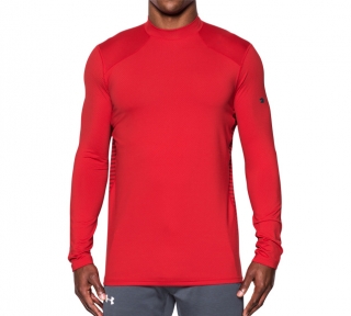 【UNDER ARMOUR】男 CG REACTOR長袖上衣FIT 紅