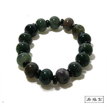 【古緣居】七彩玉印度瑪瑙圓珠手鍊 天然礦石色彩明麗,傳達愛意首選配飾