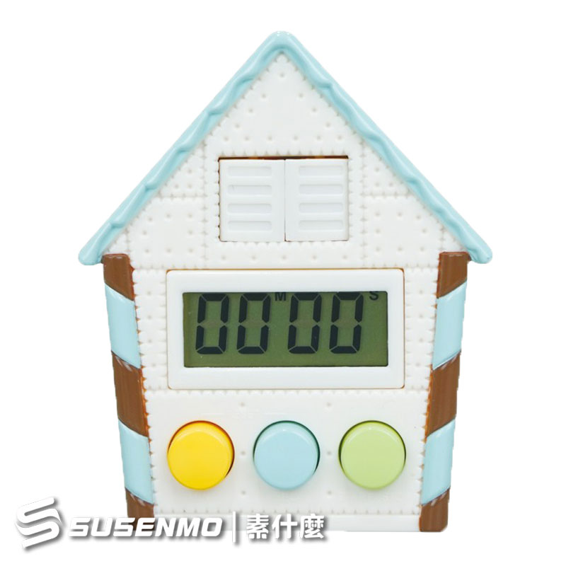 Jual (Hashy)[Hashy] Japanese candy house cuckoo clock blue timer countdown timer reminder