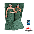 Naturehike 四季通用精梳棉雙人保潔睡袋內套 綠色