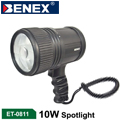 BENEX CREE LED T6 10W IPX6防暴雨 鋁合金槍式探照燈 手電筒 ET-0811