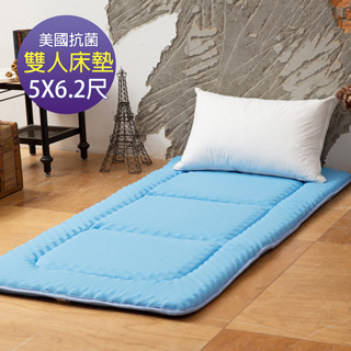 LAMINA Microban輕便日式床墊5cm-天空藍(雙人)