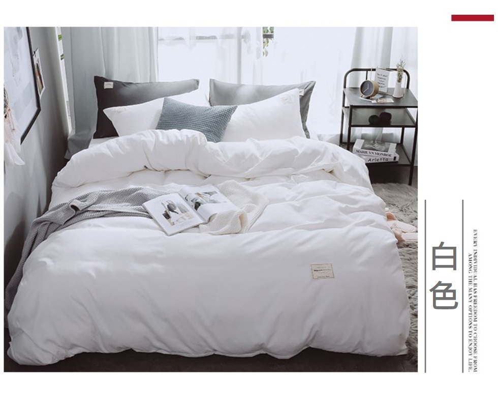 double bed covers white