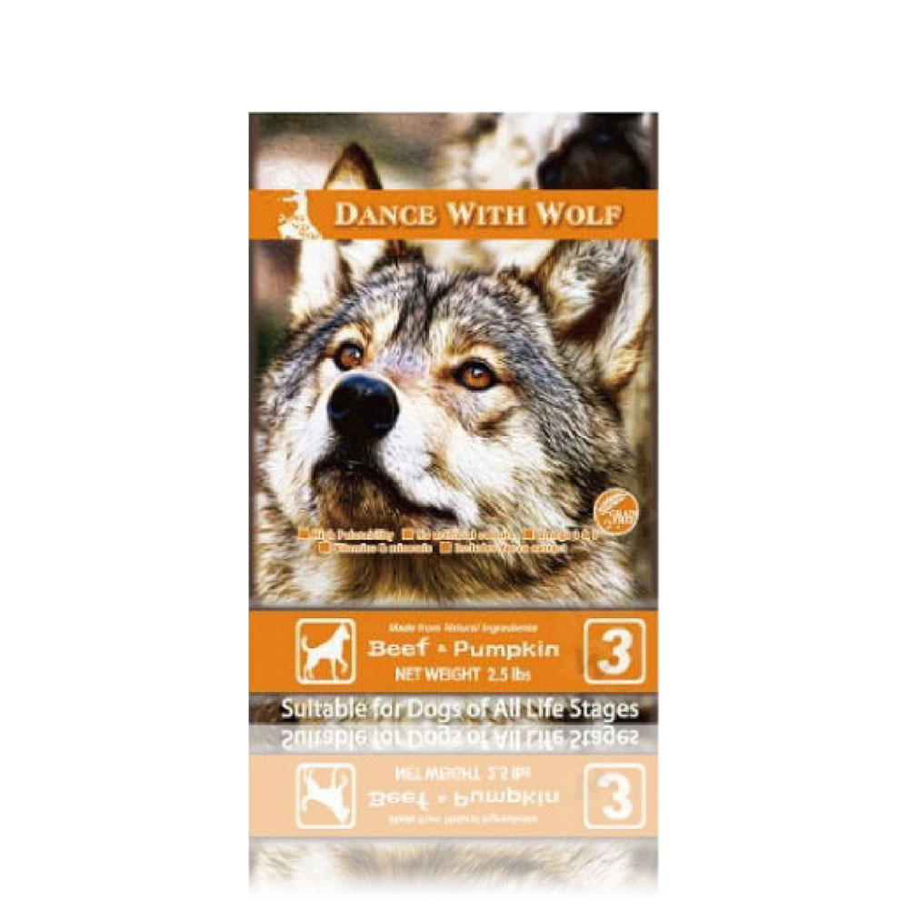 澳洲 荒野饗宴之與狼共舞 - 5.5磅 《牛肉南瓜》犬用飼糧