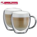 Tiamo 雙層玻璃杯-把手款 275cc / 2入(HG2340)