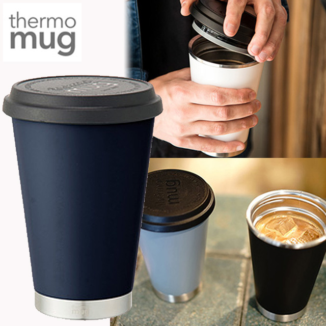 Thermo Mug【大口徑保溫隨行杯】海軍藍 (鈴木太太公司貨)