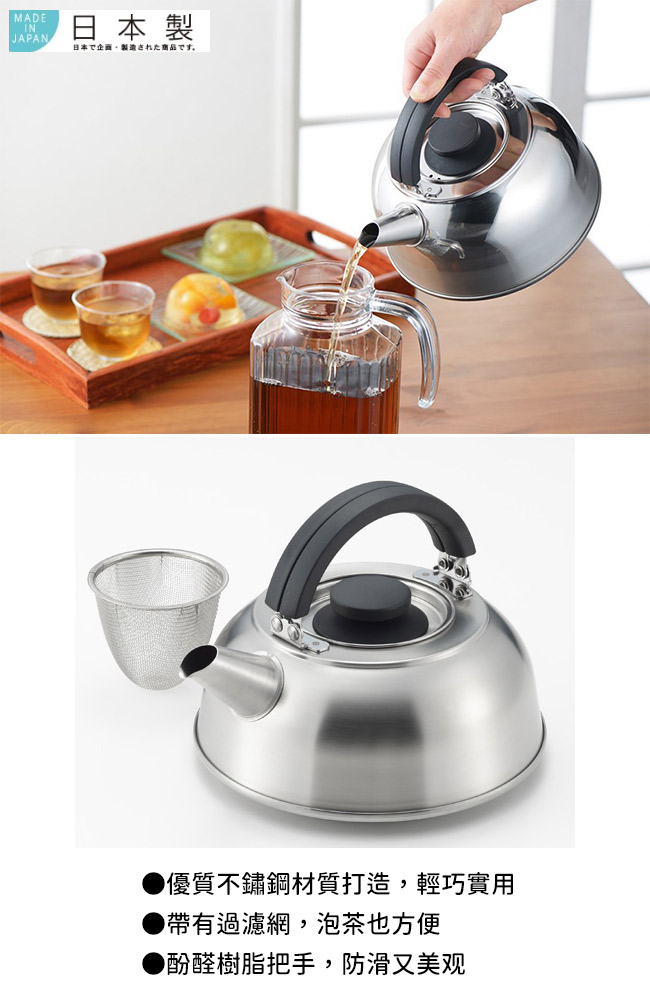 Jual (YOSHIKAWA)[YOSHIKAWA] Stainless steel twohandle kettle / wheat