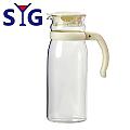SYG精緻耐熱玻璃水壺BH1215-白蓋