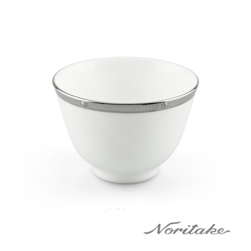 【Noritake】文藝復興銀邊骨磁茶杯130cc