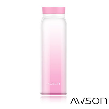 AWSON 304彩漾超輕量不銹鋼真空保溫保冷杯ASM82(粉紅)