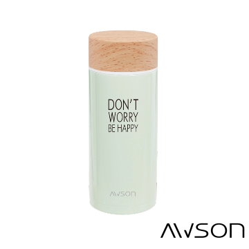 AWSON 304不銹鋼真空保溫保冷杯ASM51(嫩綠)