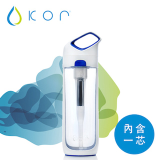 KOR NAVA filter 隨身濾水瓶 白藍/650ml(內附濾芯*1)