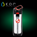 KOR water Nava Sport 魔鬼剋星運動水瓶-黑紅650ml(經典夜光白鬼)
