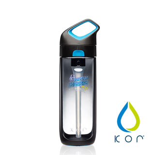 【美國KOR water】Nava Sport夜光星戰瓶650ml(法斯瑪隊長/黑藍色)