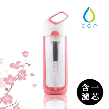 KOR NAVA filter 隨身濾水瓶 櫻花粉/ 700ml(內含濾芯*1)