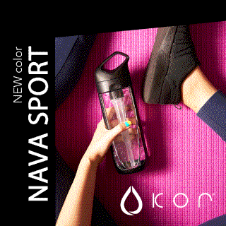 KOR water 水瓶- Nava Sport 650ml-率性黑