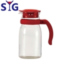 SYG精緻玻璃耐熱涼水壺805cc-紅蓋