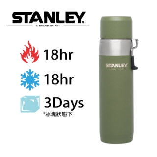 【美國Stanley】強悍系列保溫瓶 0.65L-橄欖綠
