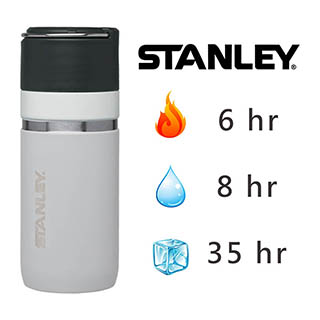 美國STANLEY GO系列 陶瓷烤漆真空保溫瓶0.47L-水泥灰