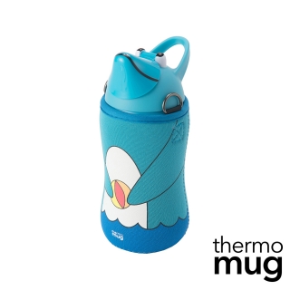 Thermo Mug【日本不鏽鋼動物水壺】藍海豚