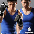 【Shaper MAN】肌力機能衣 男性塑身衣-背心/藍