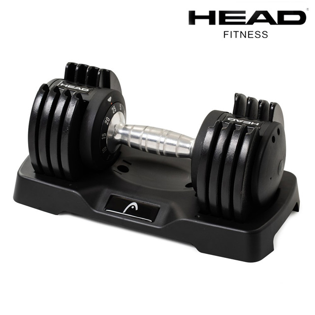 【HEAD 海德】快速可調式啞鈴25lbs(單支裝/11kg)