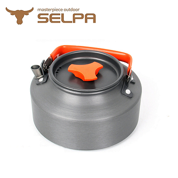 【韓國SELPA】1.1L鋁合金茶壺熱水壺泡茶壺(紅色)