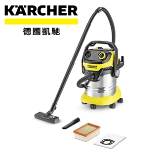 【KARCHER 德國凱馳】WD 5 PREMIUM 容量25公升 乾/濕兩用 多用途吸塵器 原廠公司貨