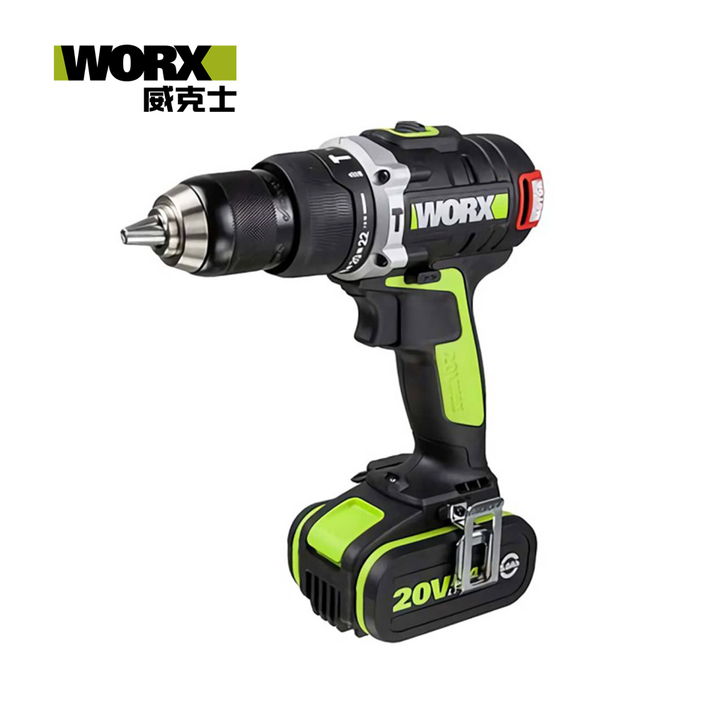 WORX 威克士 20V 鋰電無刷雙速衝擊電鑚 WU189