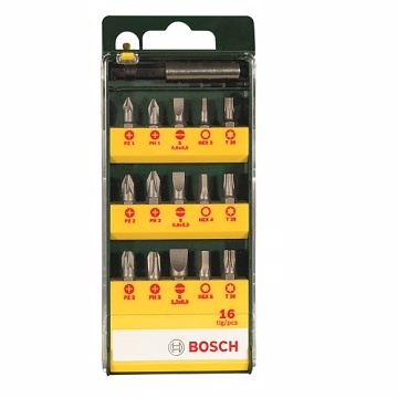 BOSCH 15支混和縲絲起子頭組