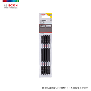 BOSCH 高扭力PH2起子頭組 150mm 5支/卡