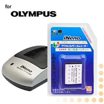 iNeno OLYMPUS LI-40B專業鋰電池充電組