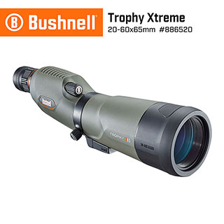 【美國 Bushnell】Trophy Xtreme 極限錦標 20-60x65mm 專業級賞鳥型單筒望遠鏡 #886520 (公司貨)