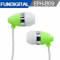 FUNDIGITAL 彩色精靈內耳式耳機-蘋果綠精靈