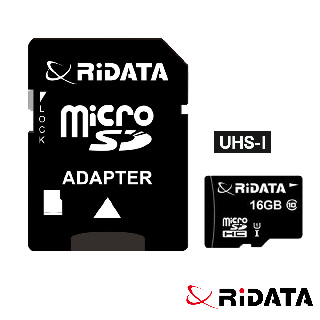 RIDATA錸德 Micro SDHC UHS-I Class10 16GB 手機專用記憶卡