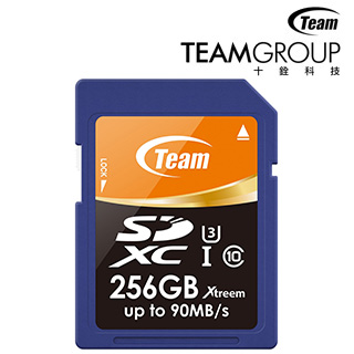 Team十銓 256GB SDXC UHS-1 U3 記憶卡