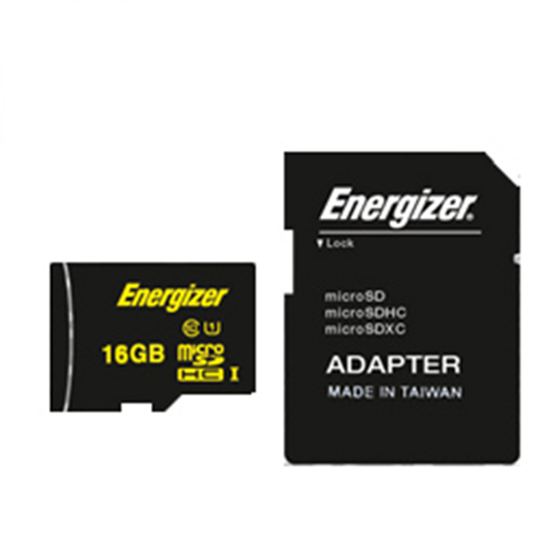 Energizer勁量 16GB UHS-I microSDHC 高速記憶卡 (含轉卡)