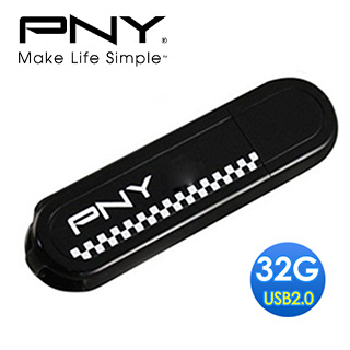 PNY 必恩威 S1 愛酷耍炫黑白隨身碟 32GB