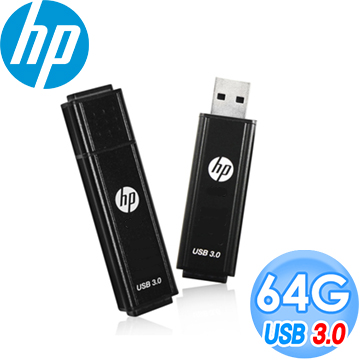 HP惠普64GB USB3.0 黑爵士 高速隨身碟 x705w