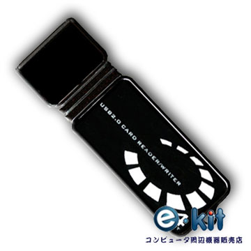 逸奇e-kit 《 亮彩系多功能讀卡機_黑色款 》 CR-009_BK