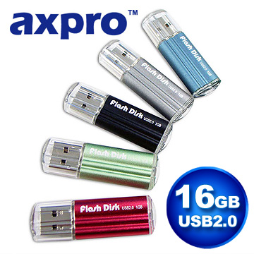 AXPRO華艦 5209 USB2.0 波浪碟--黑,紅,藍,綠,灰 16G