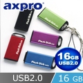 AXPRO華艦 USB2.0 炫麗伸推碟 (AXP5132) 16G -- 黑/紅/綠/紫/藍